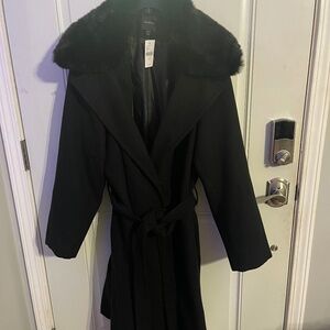 Women winter coat black
